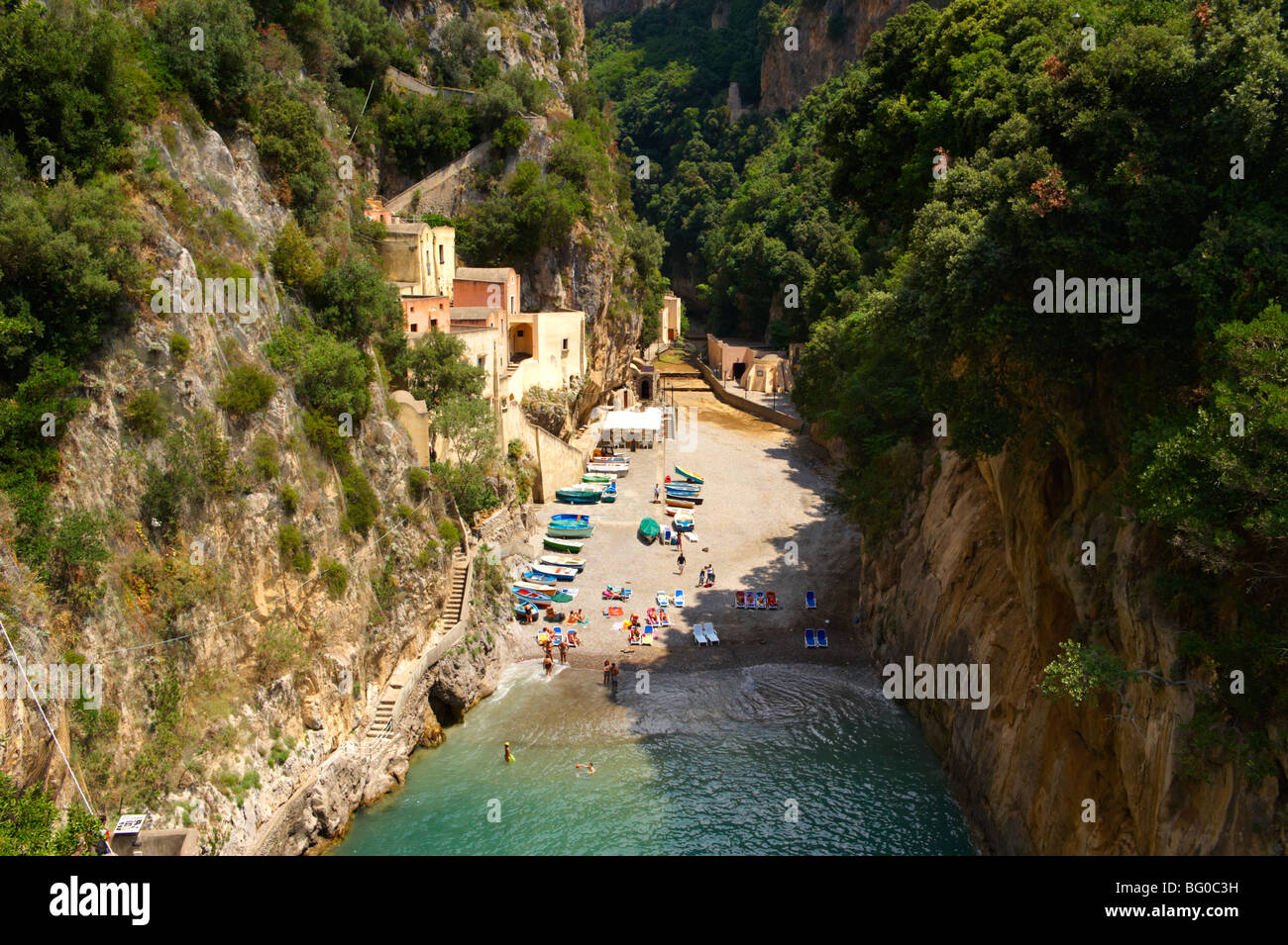 Furore, Amalfi Coast , Italia Foto Stock