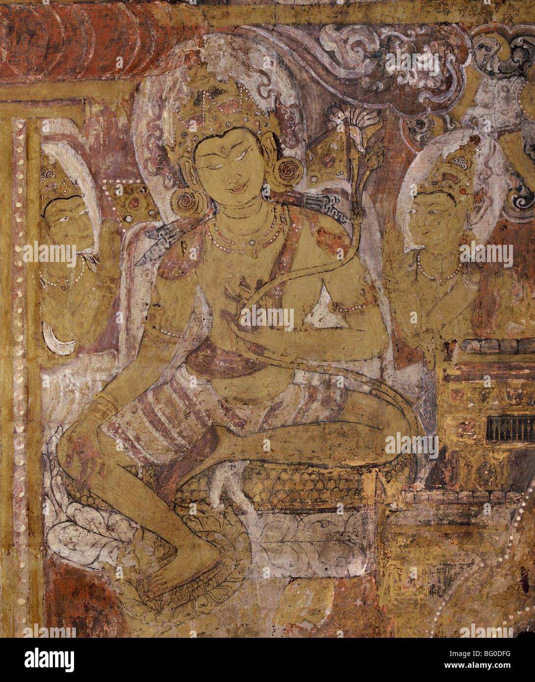 Il Bodhisattva, Avalokiteshvara nel Tempio Abeyadana, databili tra la fine del XI secolo, Myinkaba, Myanmar (Birmania), Asia Foto Stock