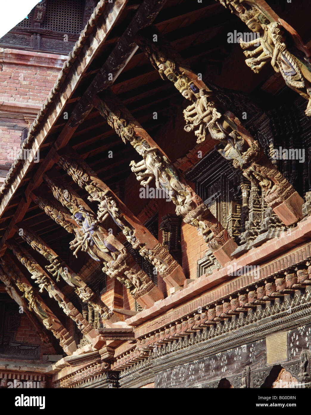 Royal Palace di Patan, Nepal, Asia Foto Stock