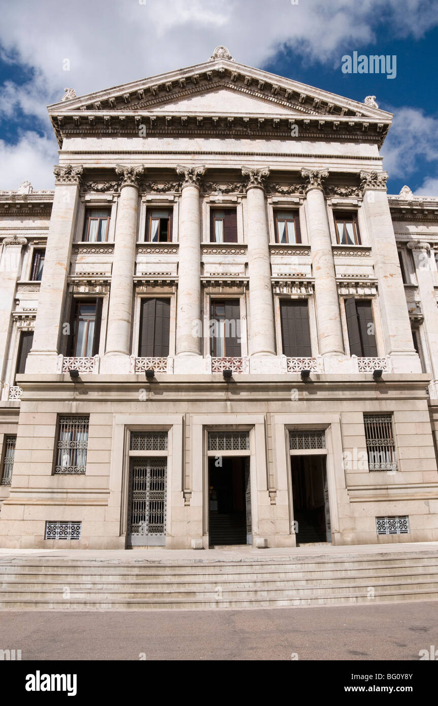 Palacio legislativo, l'edificio principale del governo, Montevideo, Uruguay Sud America Foto Stock