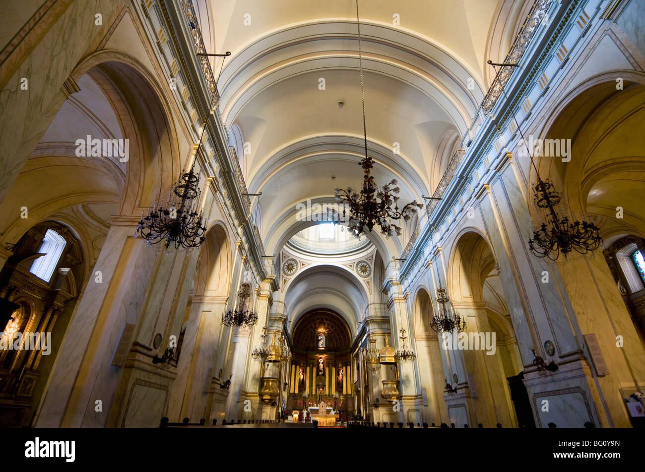 La cattedrale costruita nel 1790, Montevideo, Uruguay Sud America Foto Stock