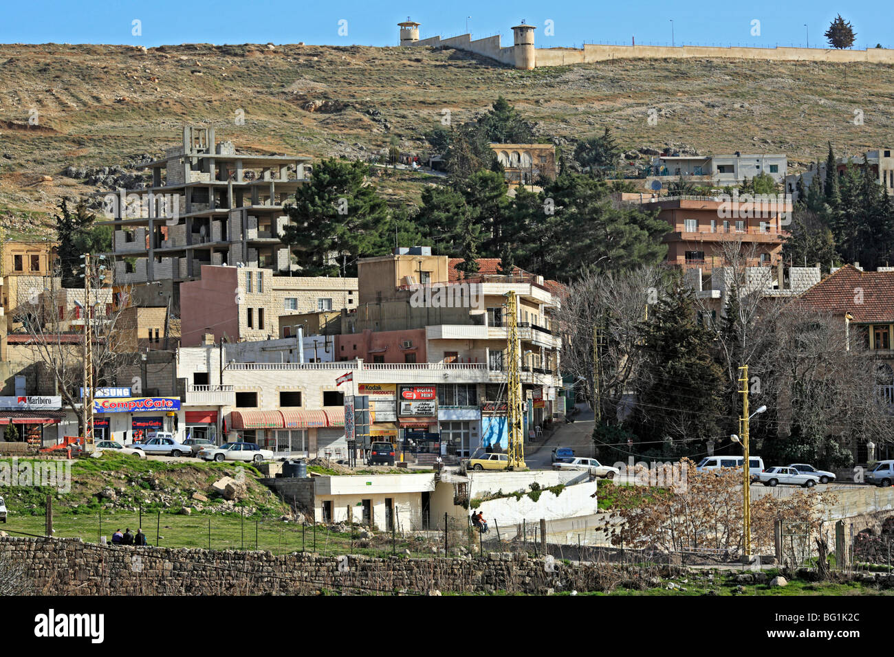 Baalbek, Bekaa Valley, Libano Foto Stock