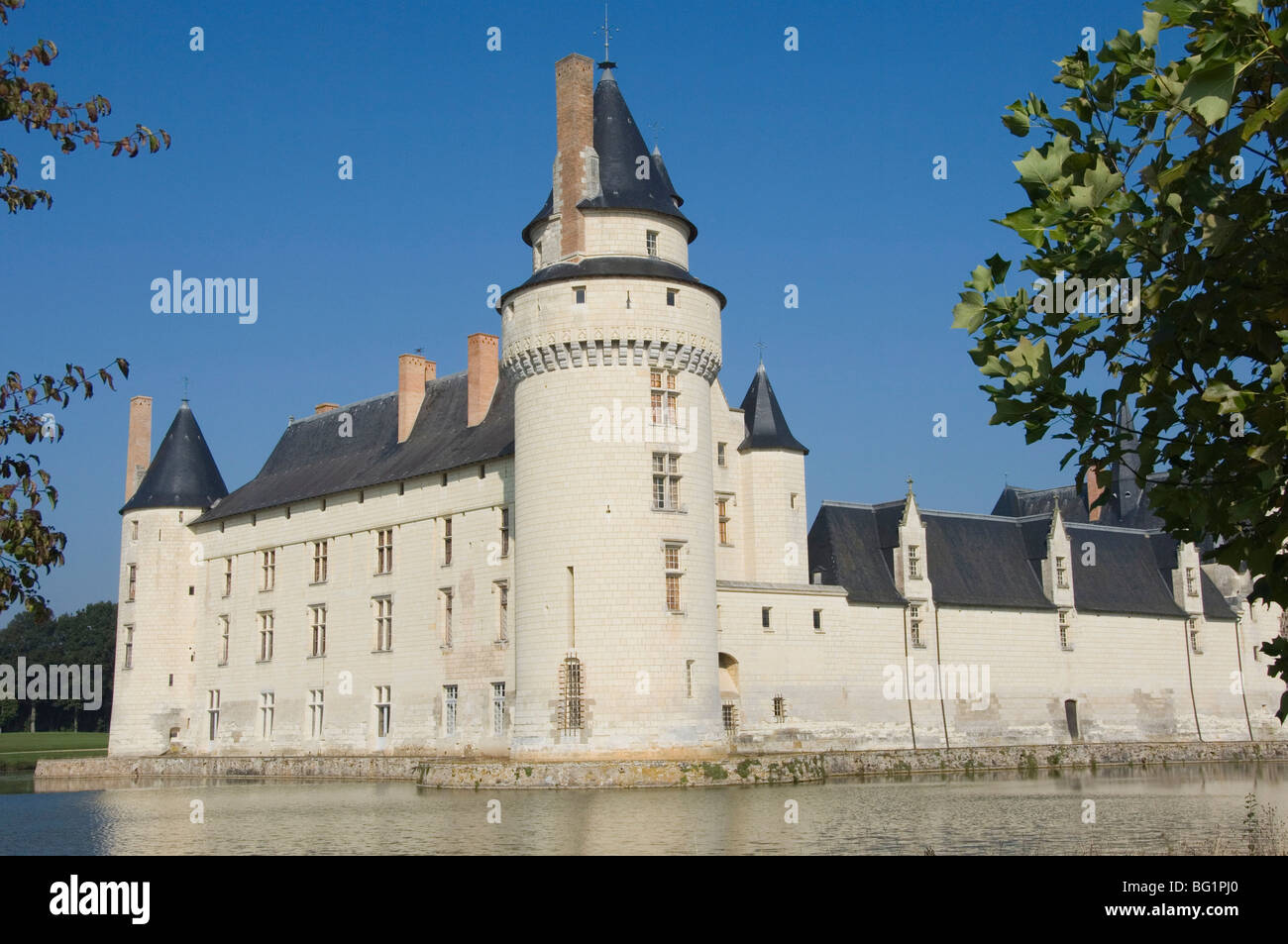 Chateau Plessey Bourre, Maine-et-Loire, Pays de la Loire, in Francia, in Europa Foto Stock