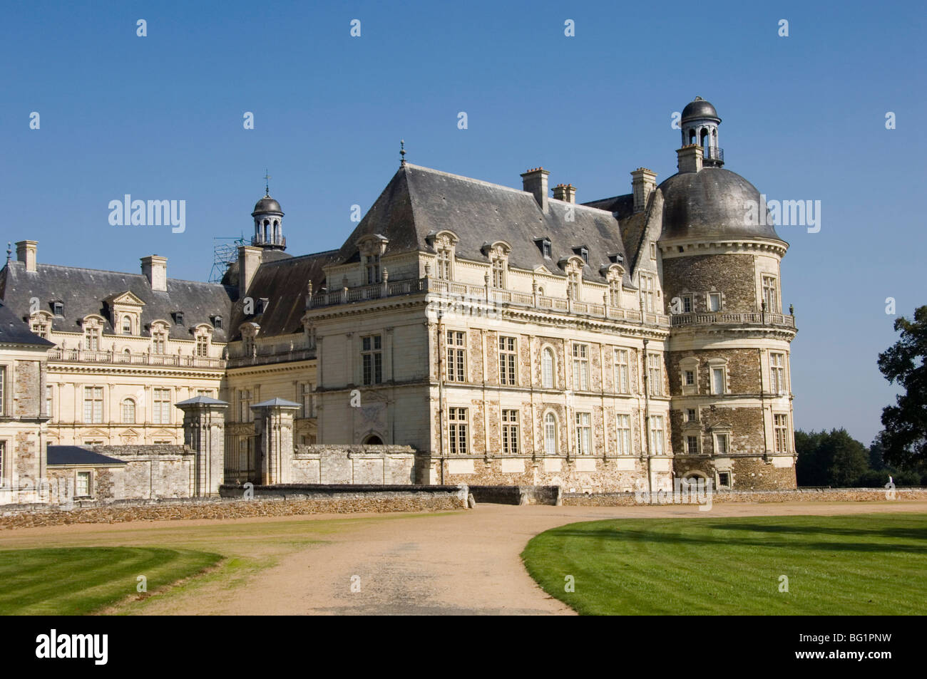 Chateau du Serrant, Maine-et-Loire, Pays de la Loire, in Francia, in Europa Foto Stock