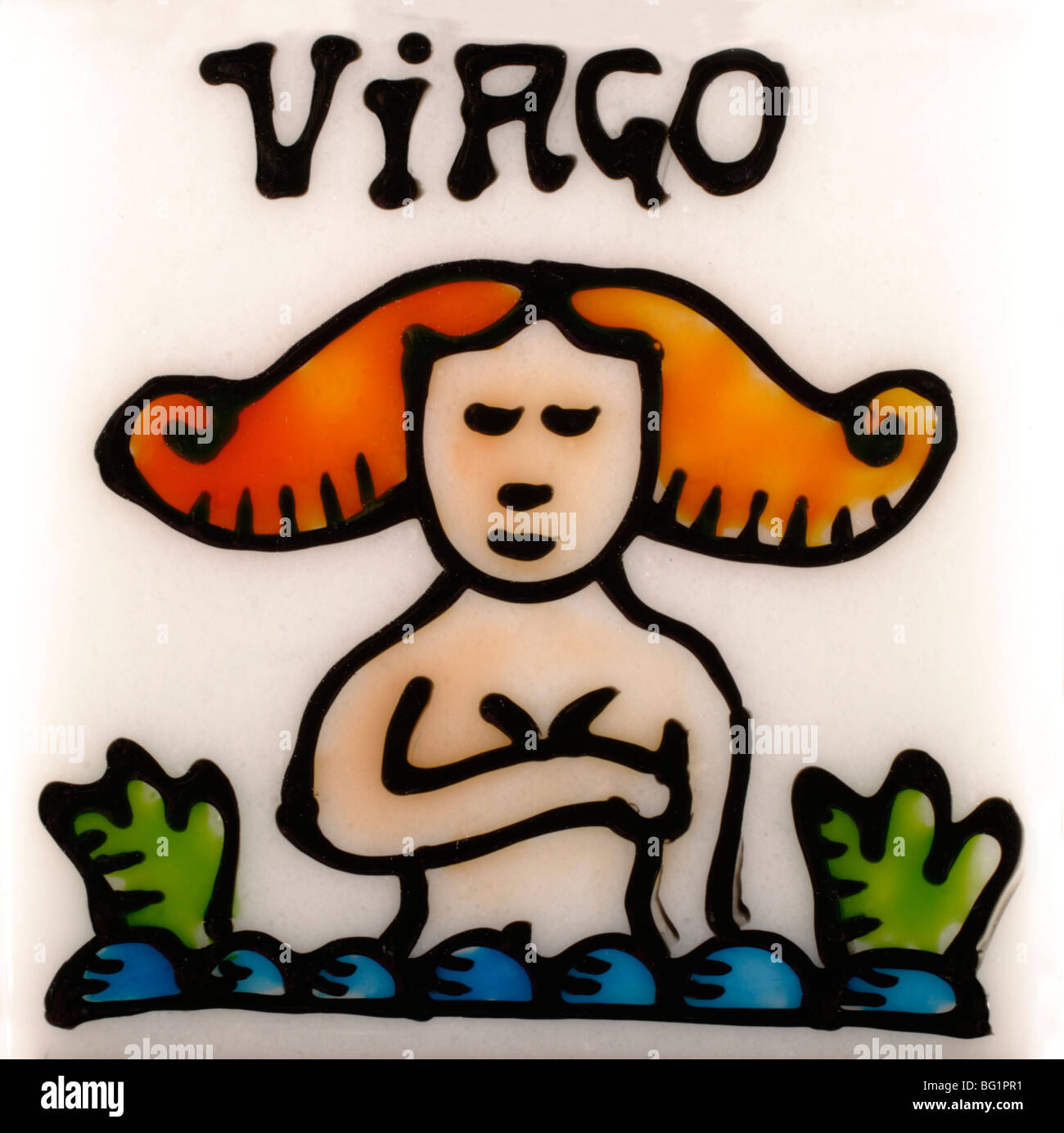Oroscopo,Virgo segno zodiacale (24.08.-23.09.),Viago Foto Stock