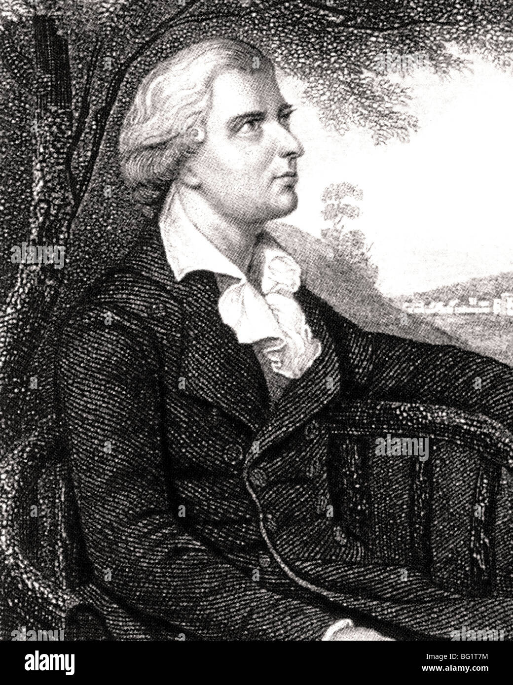 FRIEDRICH von Schiller - drammaturgo tedesco, poeta e storico (1759-1805) Foto Stock