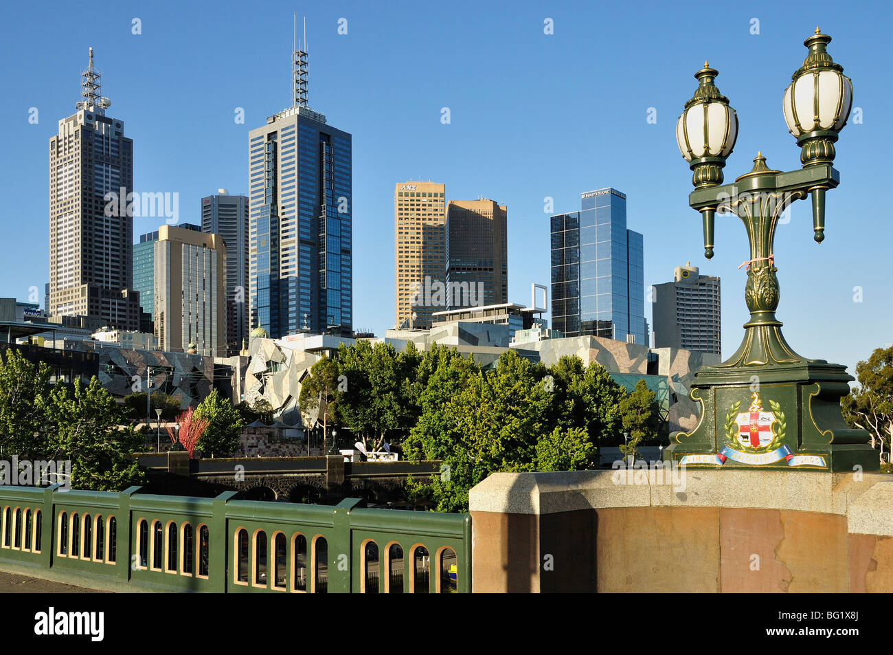 Melbourne Central Business District, Melbourne, Victoria, Australia Pacific Foto Stock