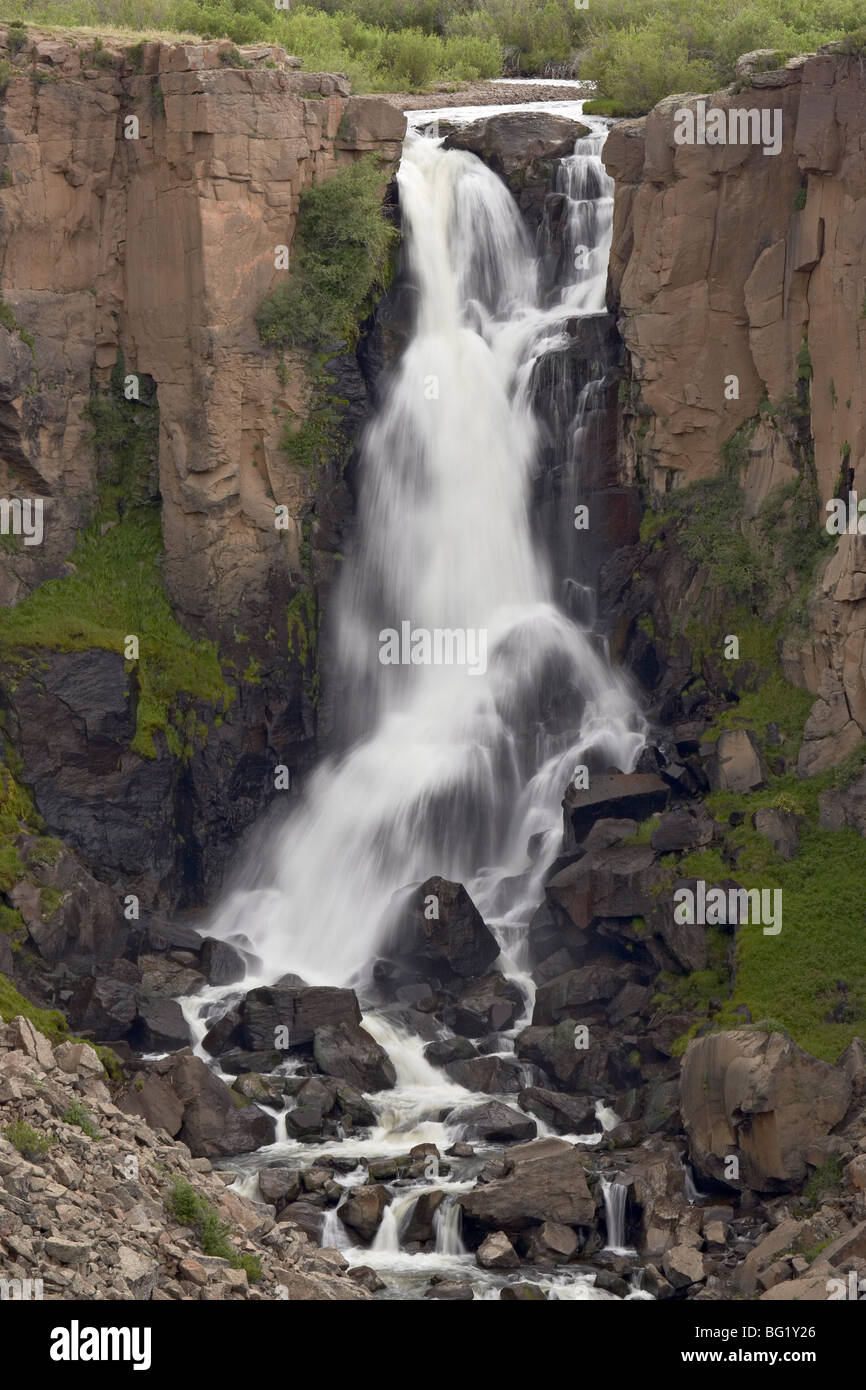 Nord Clear Creek Falls, Rio Grande Foresta Nazionale, Colorado, Stati Uniti d'America, America del Nord Foto Stock