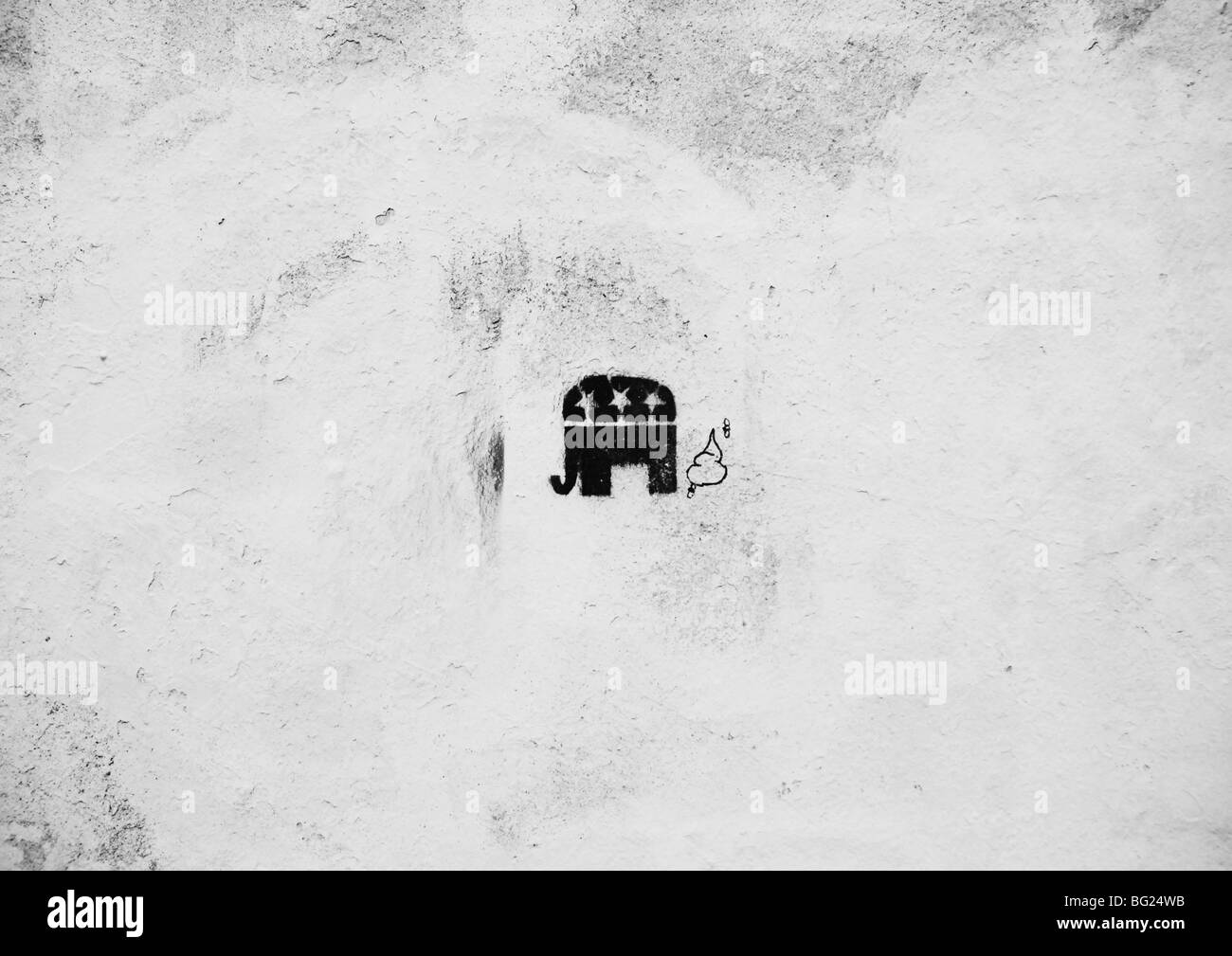 Arte della parete Foto Stock