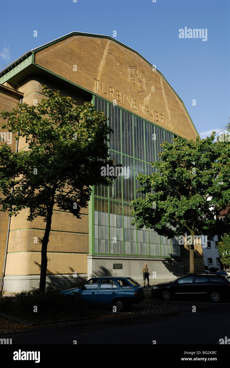 Berlino. Germania. AEG fabbrica di turbine da Peter Behrens. Foto Stock