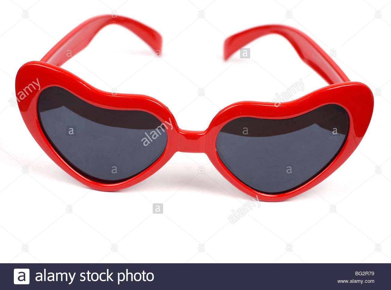 A forma di cuore ad occhiali da sole Foto Stock