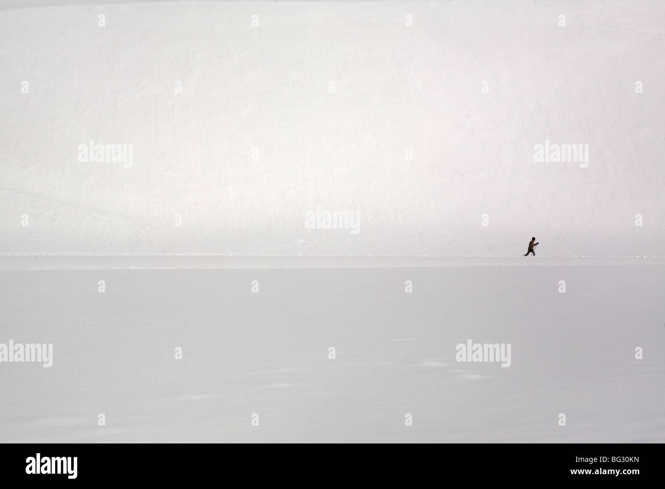 Europa; Italia; Alpi; Alto Adige; neve; Sci; gli sciatori; mountain Foto Stock