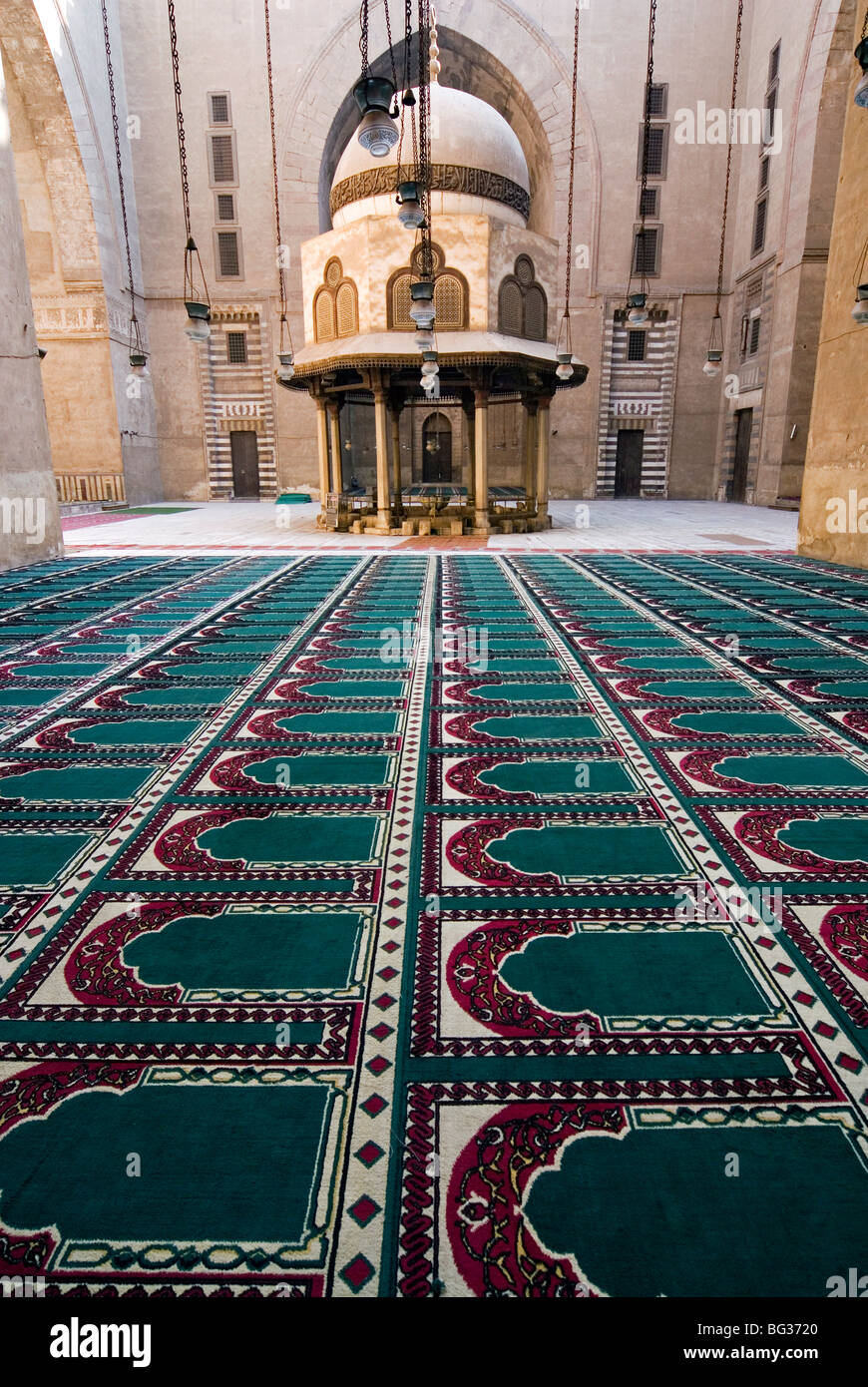 Sultan Moschea Hassan al Cairo, Egitto, Africa Settentrionale, Africa Foto Stock