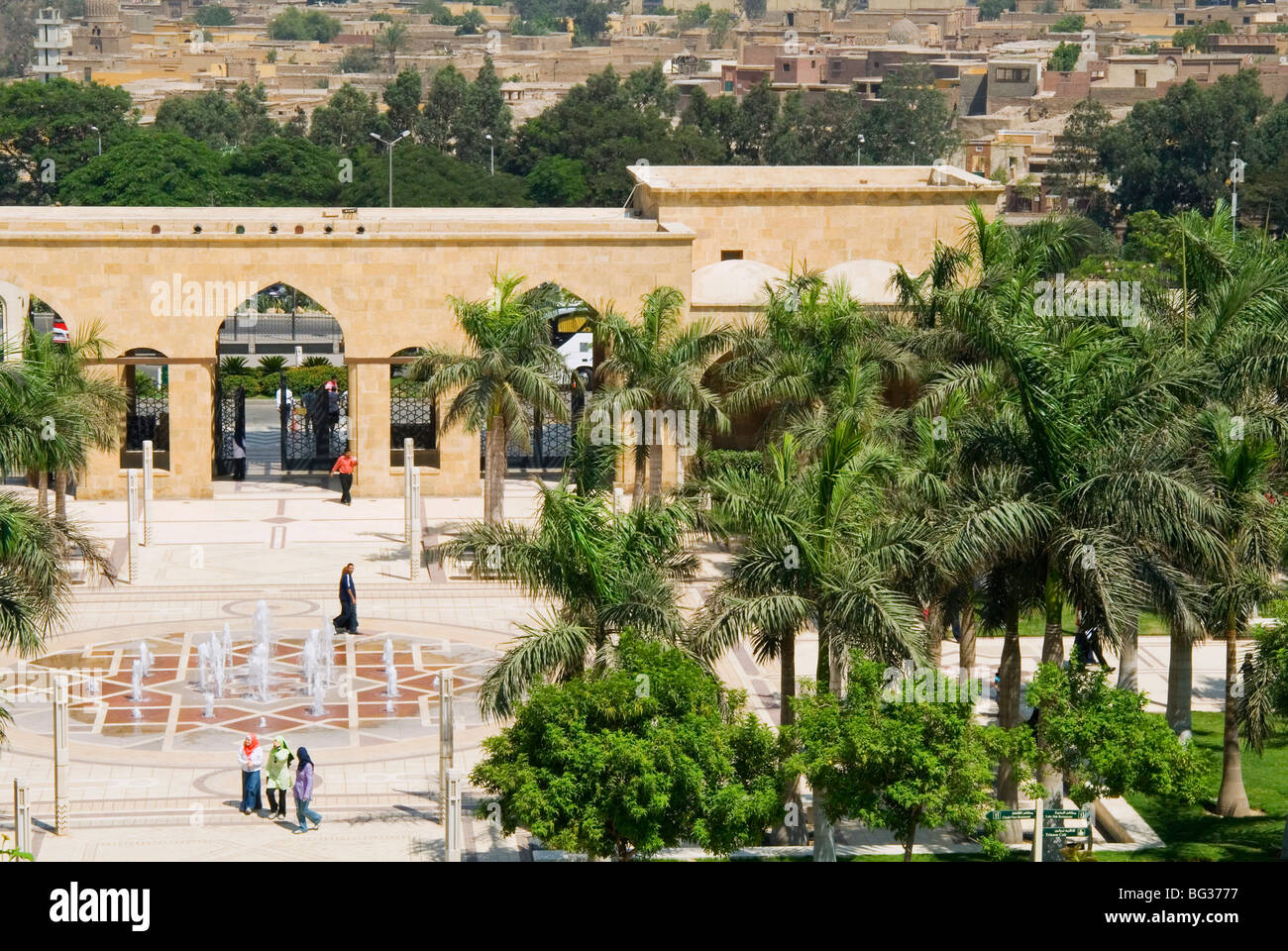 Al Azhar Park, il Cairo, Egitto, Africa Settentrionale, Africa Foto Stock