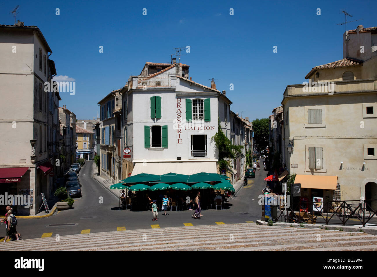 Arles, Bouches du Rhone, Provence, Francia Foto Stock