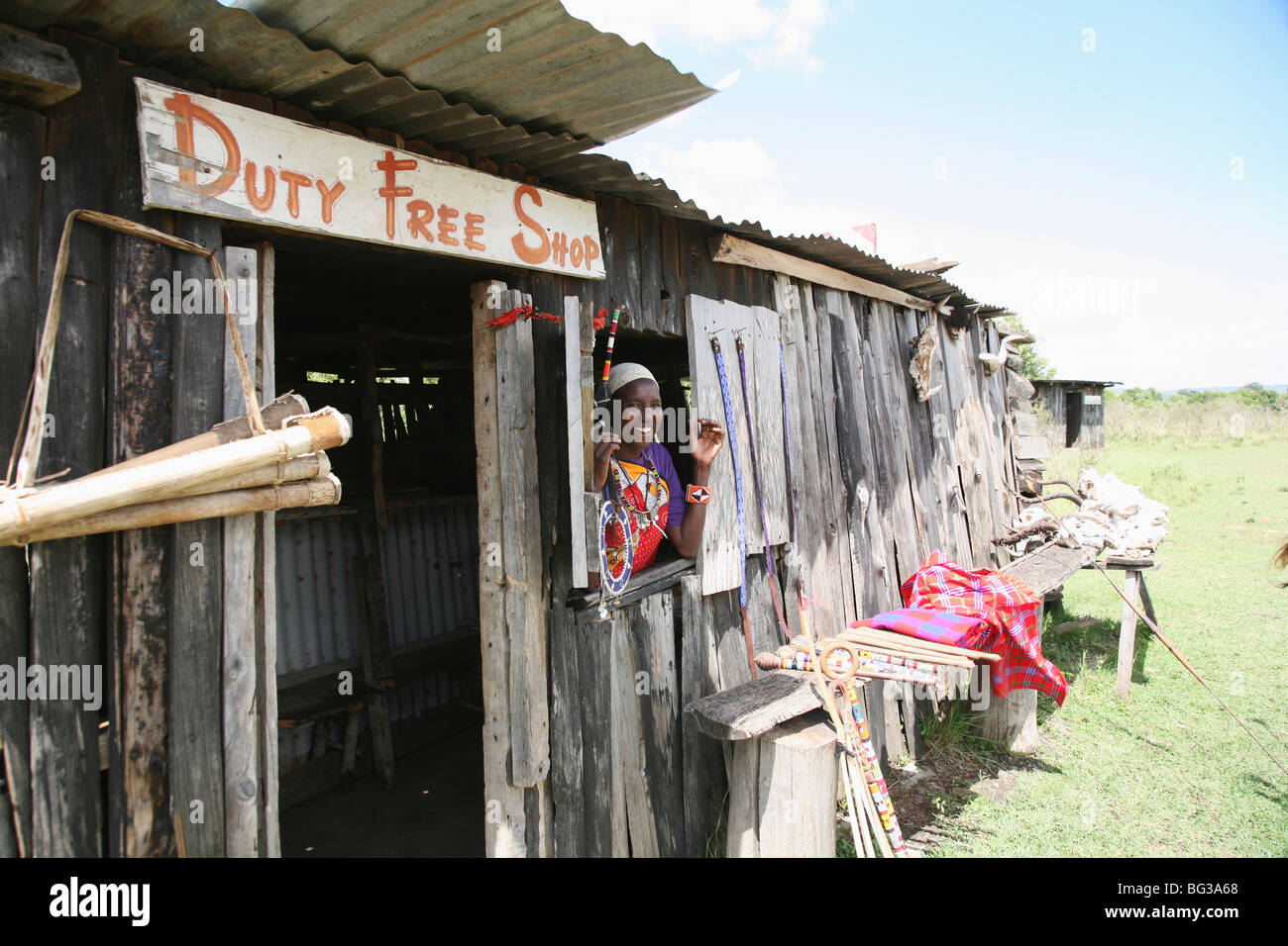 Masai donna, Masai Mara riserva nazionale, Kenya, Africa orientale, Africa Foto Stock