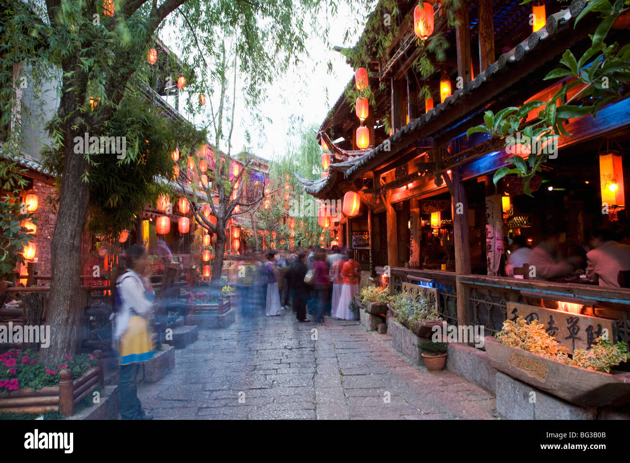 Lijiang, nella provincia dello Yunnan in Cina e Asia Foto Stock