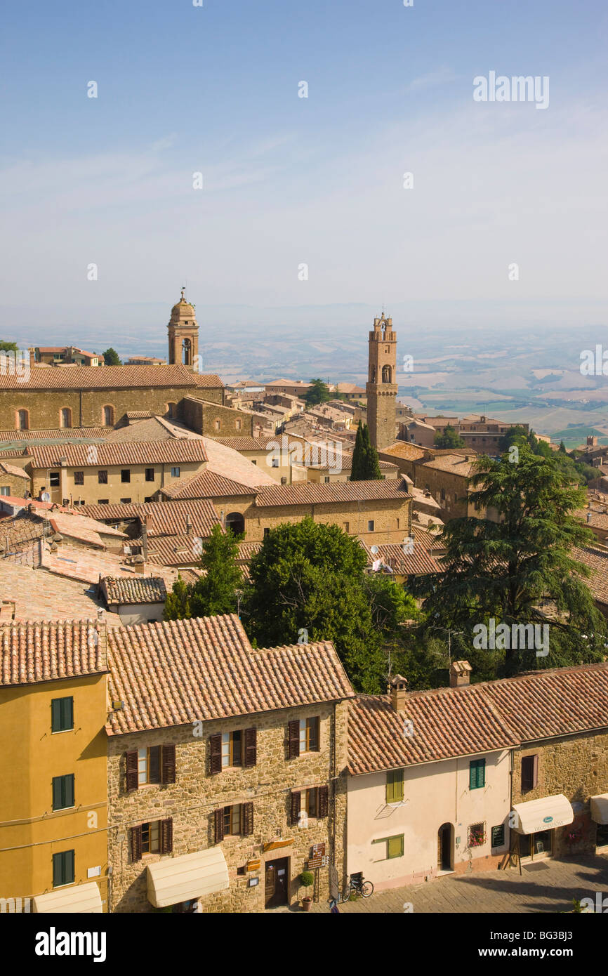 Montalcino, Val d'Orcia, Toscana, Italia, Europa Foto Stock