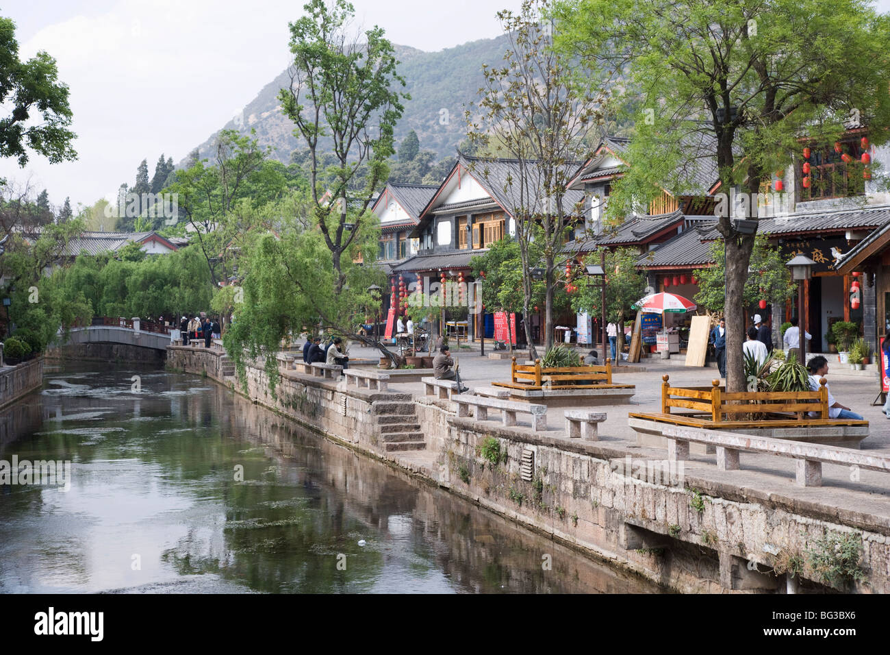 Lijiang, nella provincia dello Yunnan in Cina e Asia Foto Stock