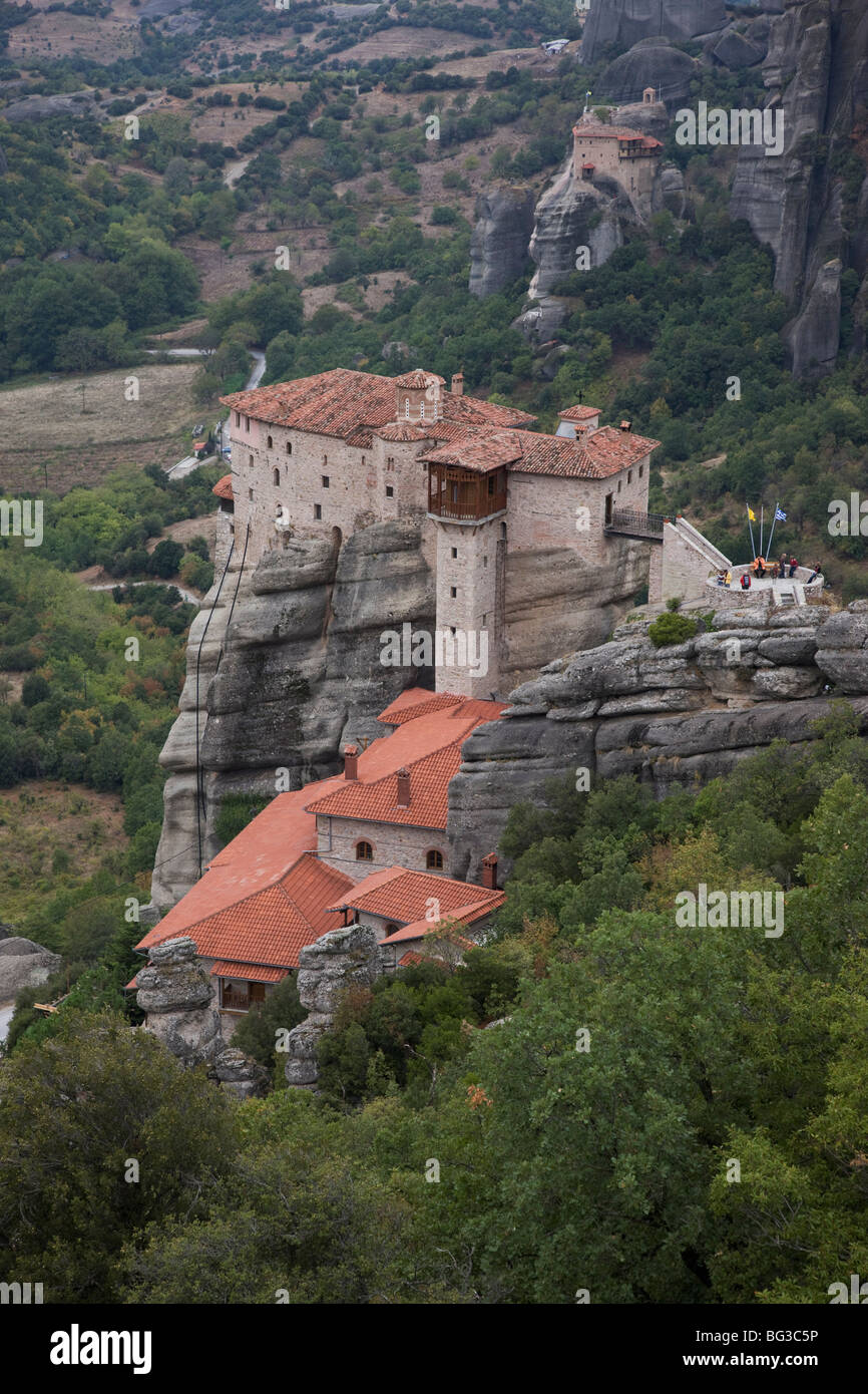 Meteora, Grecia, Europa Foto Stock