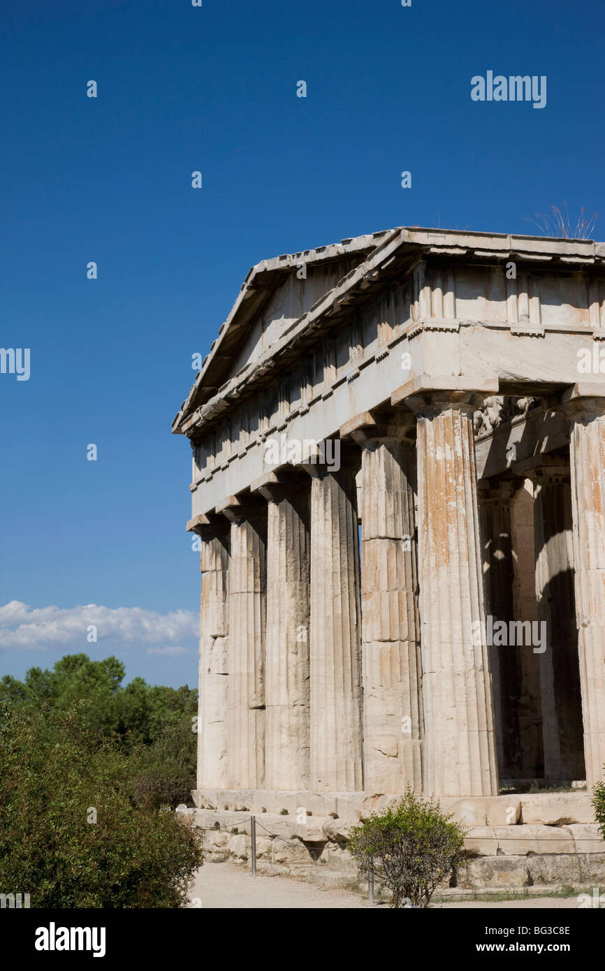 Il Tempio di Hephaistos, Atene, Grecia, Europa Foto Stock