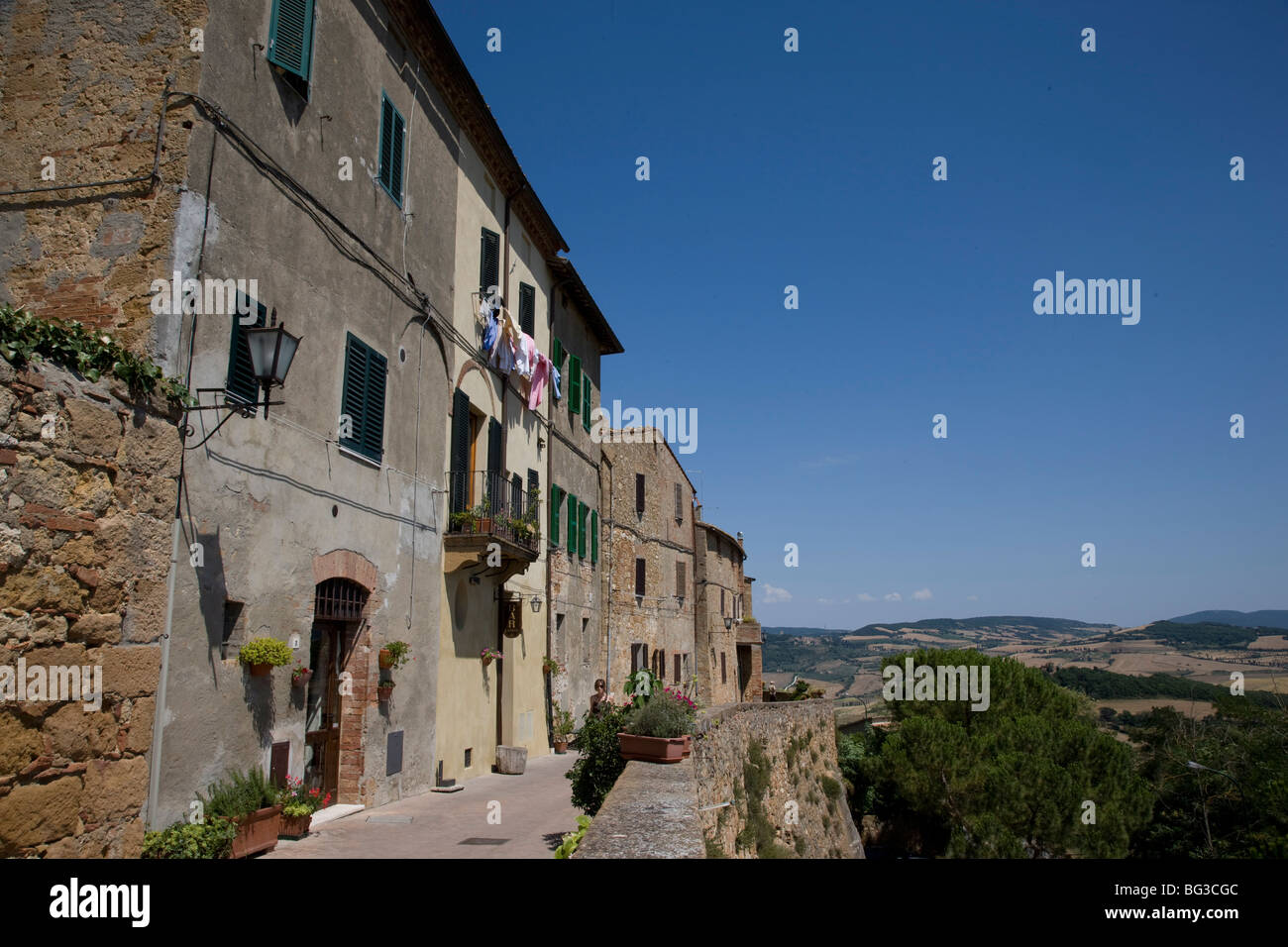 Pienza, Toscana, Italia, Europa Foto Stock