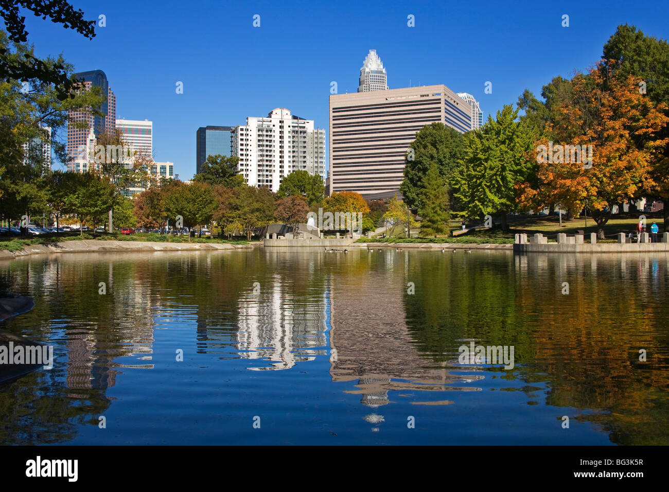 Parco Marshall, Charlotte, North Carolina, Stati Uniti d'America, America del Nord Foto Stock
