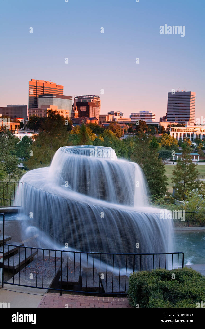 Finlay Park Fontana, Columbia, nella Carolina del Sud, Stati Uniti d'America, America del Nord Foto Stock