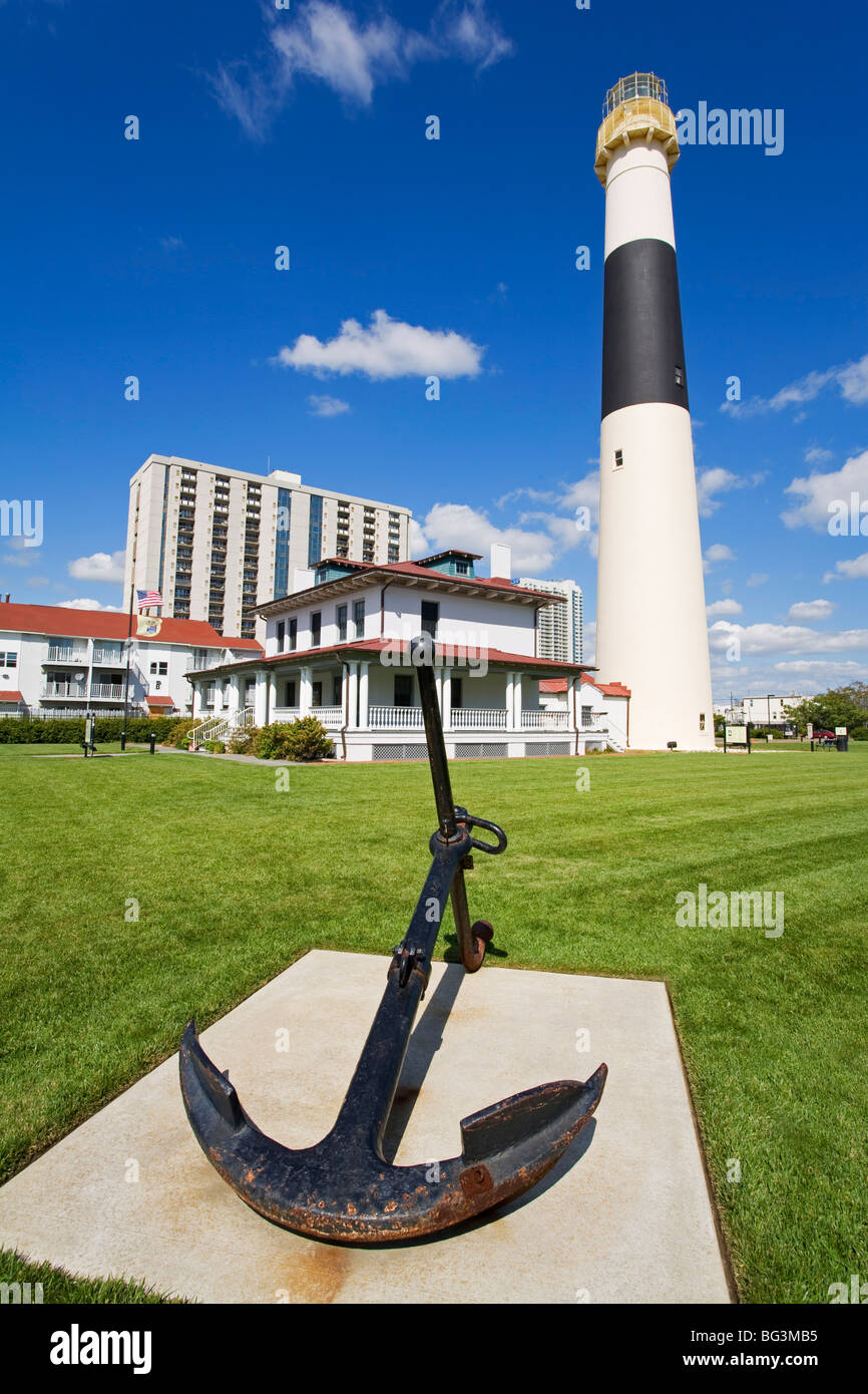 Absecon Lighthouse Museum, Atlantic County, Atlantic City, New Jersey, Stati Uniti d'America, America del Nord Foto Stock