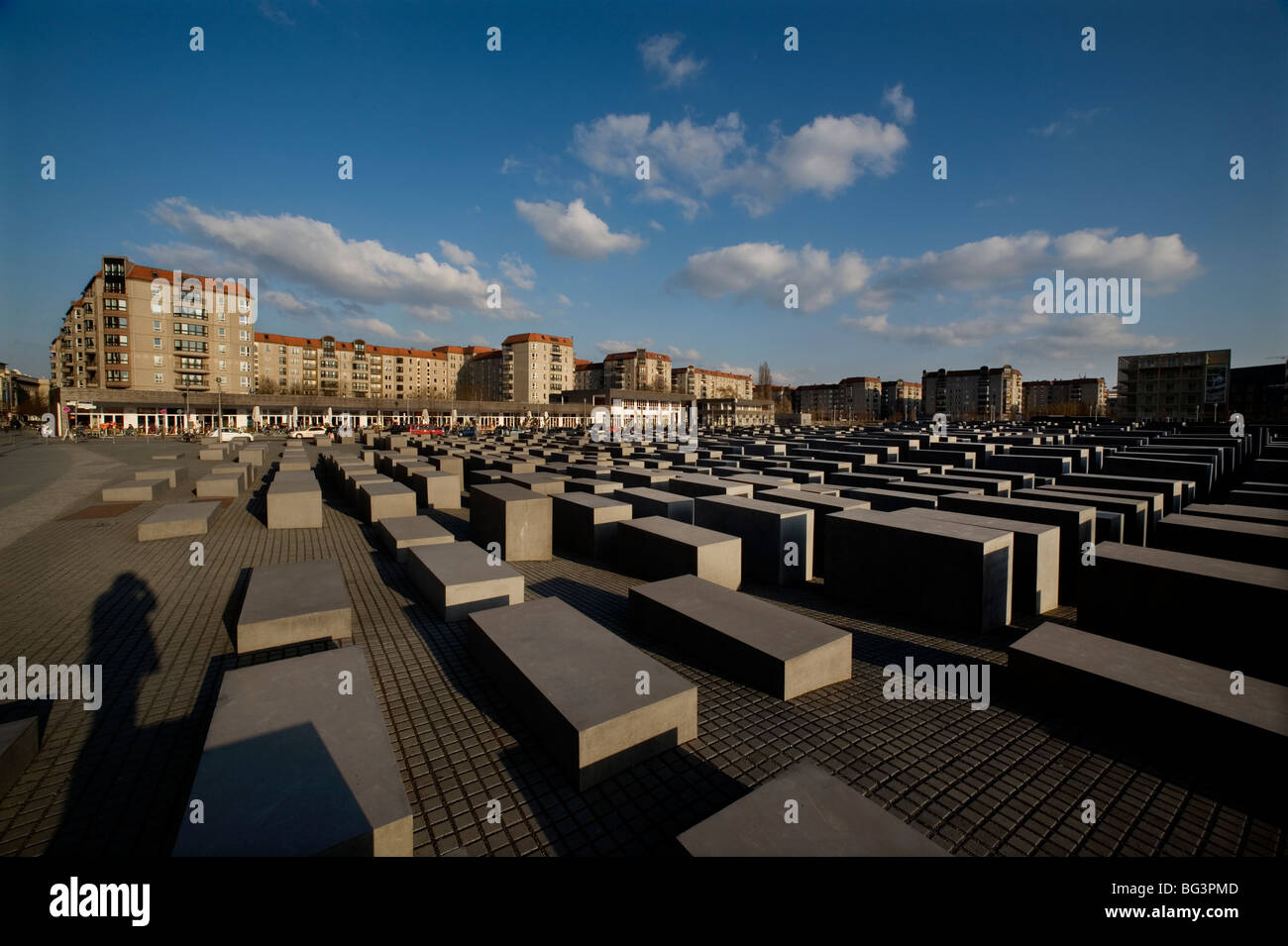 Berlino 2009 1989 DDR,Memoriale dell Olocausto, Germania unificata in avanti positivo storia guerra guerra fredda estremità est ovest dividere citta Berlin Foto Stock