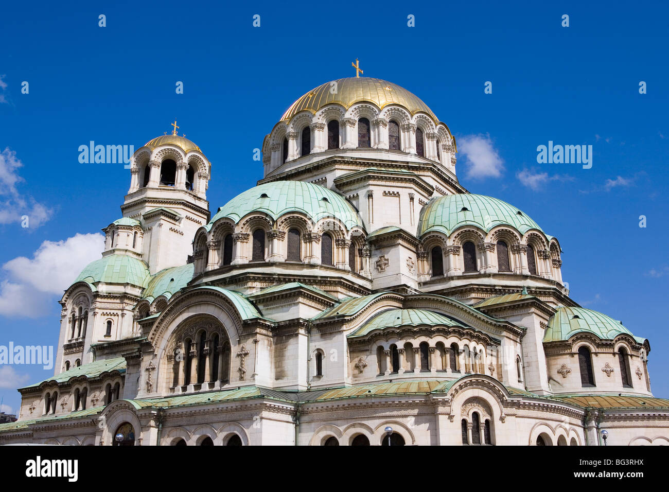 Aleksander Nevski chiesa, Sofia, Bulgaria, Europa Foto Stock
