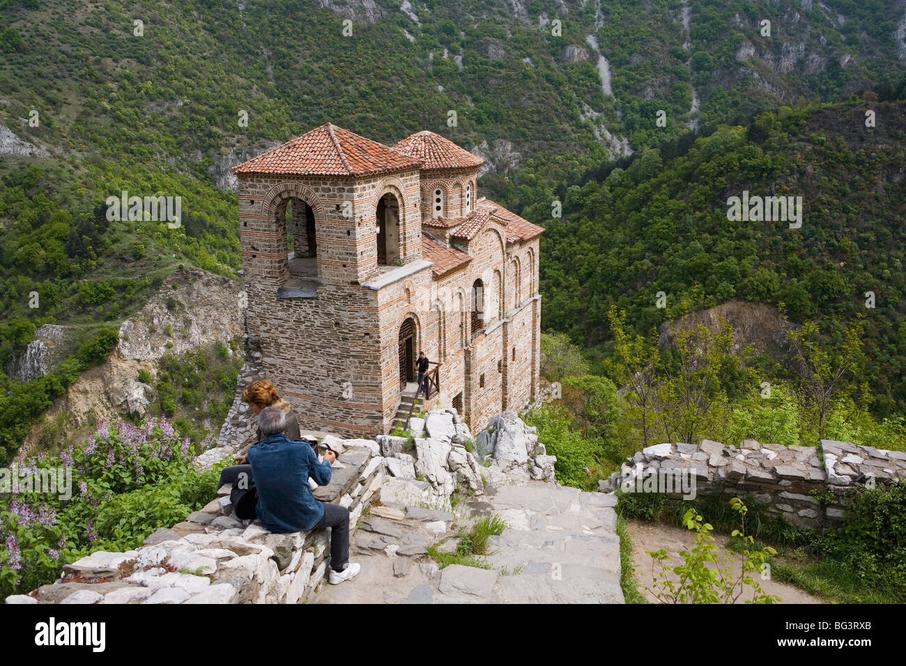 Chiesa di Santa Maria di Petrich, Assen fortezza, Asenovgrad, Bulgaria, Europa Foto Stock