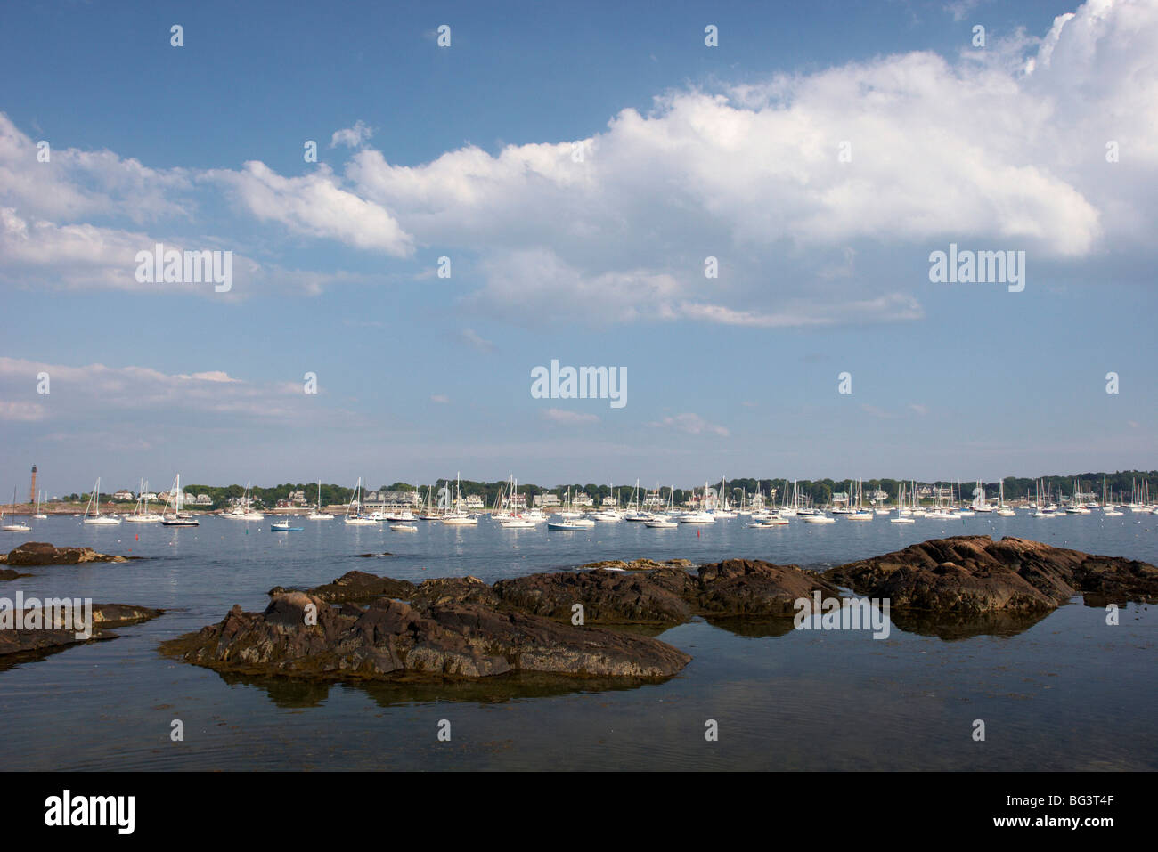 Barche a Marblehead Massachusetts Foto Stock