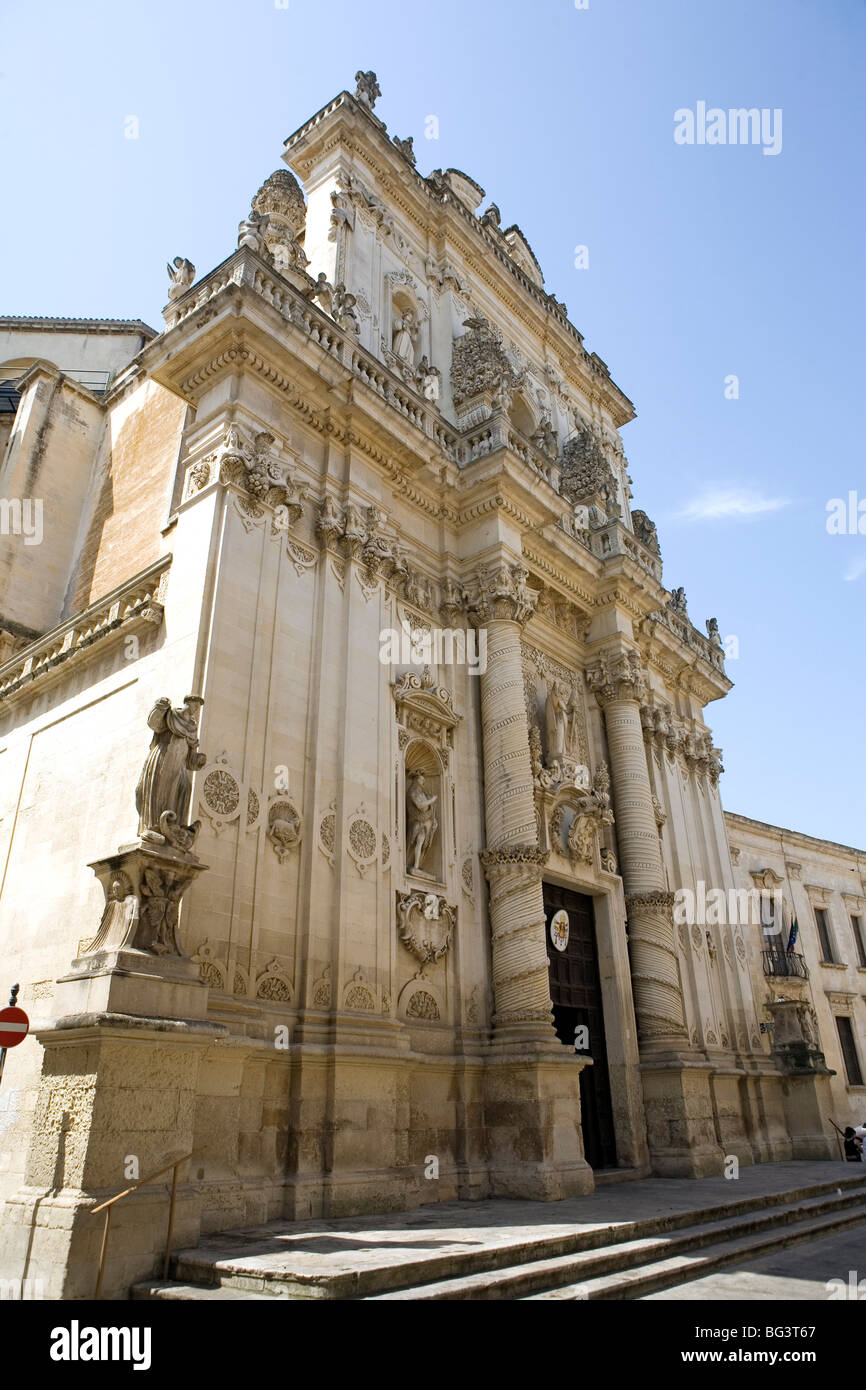 Santo Rosario cattedrale, Lecce e provincia di Lecce, Puglia, Italia, Europa Foto Stock