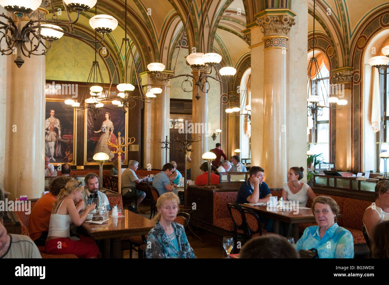 Kaffeehaus Café Central, Wien Österreich | Café Central, Vienna, Austria Foto Stock