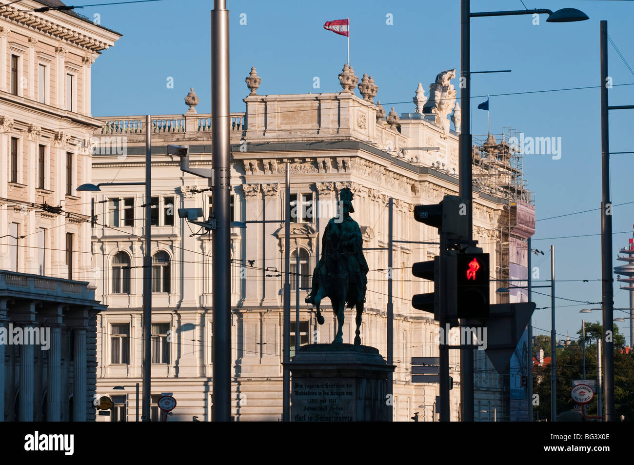 Schwarzenbergplatz, Wien Österreich | Schwarzenbergplatz, Vienna, Austria Foto Stock