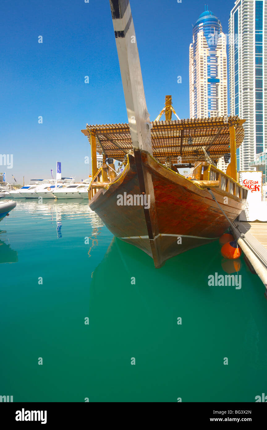 Marina, Dubai, Emirati Arabi Uniti, Medio Oriente Foto Stock