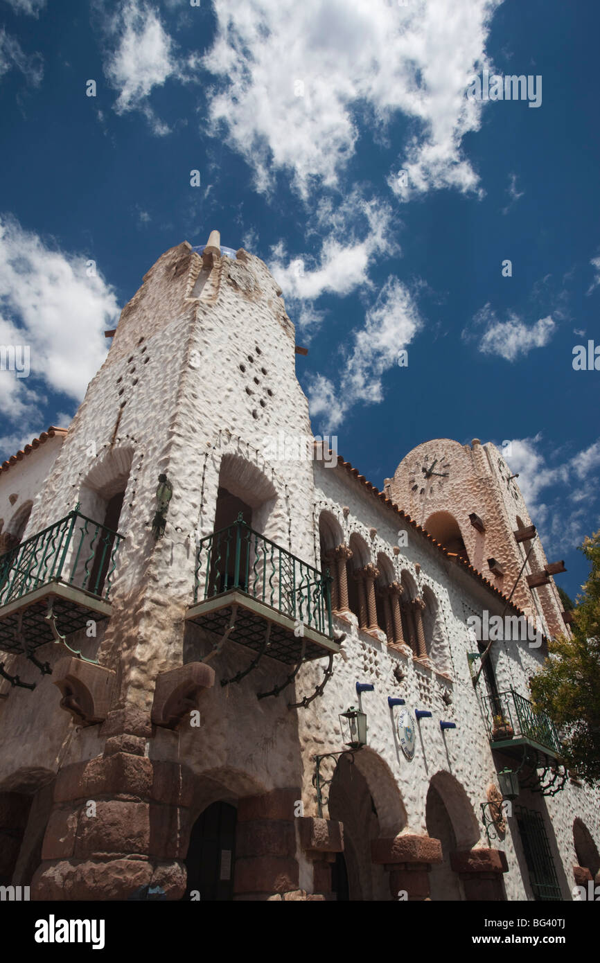 Argentina, provincia di Jujuy, Quebrada de Humamuaca canyon, Humahuaca, cabildo, municipio Foto Stock