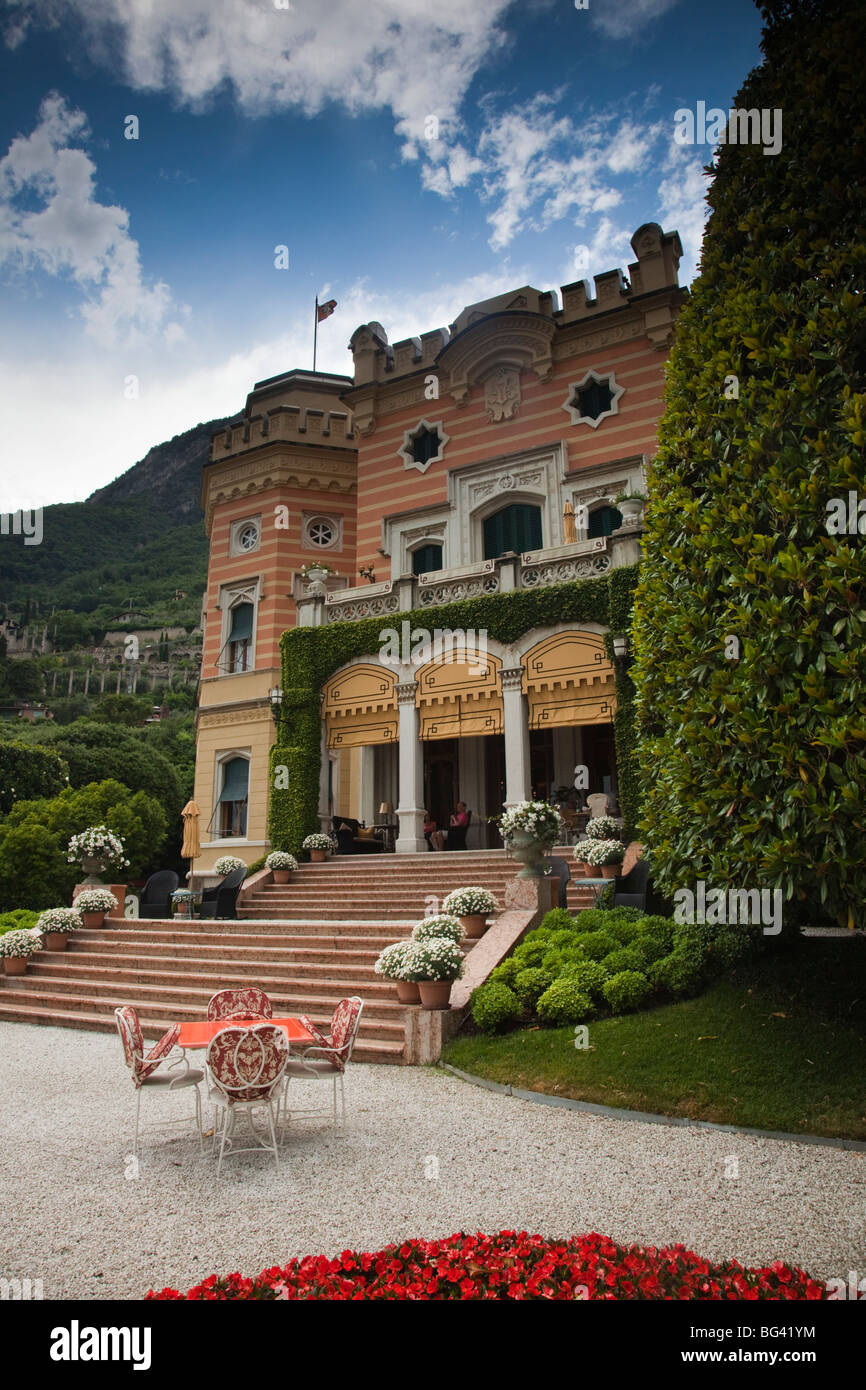 L'Italia, Lombardia, Lake District, il Lago di Garda, Gargnano, Villa Feltrinelli, hotel di lusso Foto Stock