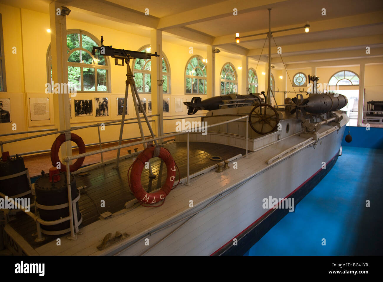 L'Italia, Lombardia, Lake District, sul Lago di Garda Gardone Riviera, Il giardini del Vittoriale Foto Stock
