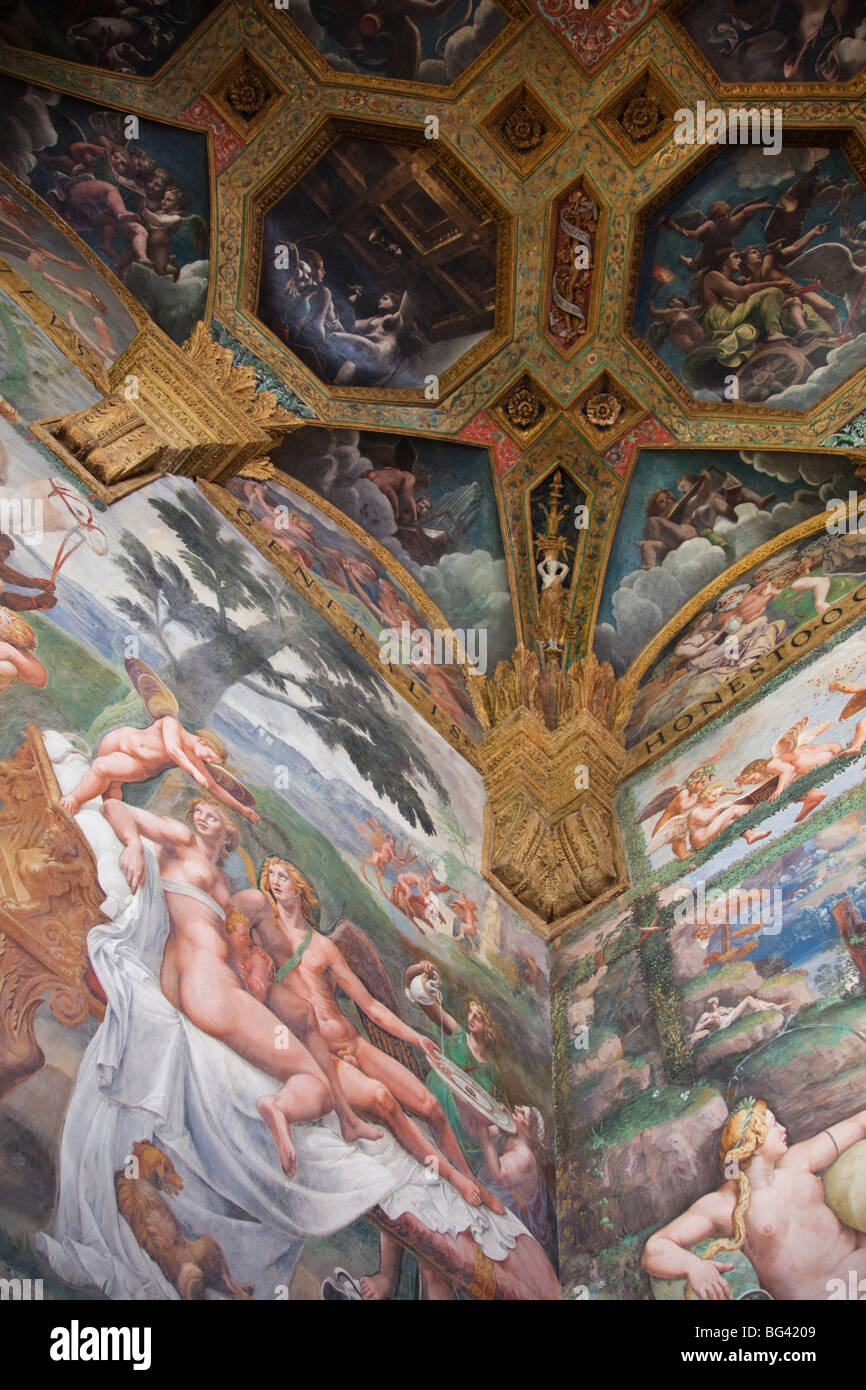 L'Italia, Lombardia, Mantova, Palazzo Te, la Sala di Psiche, Camera di Psiche Foto Stock