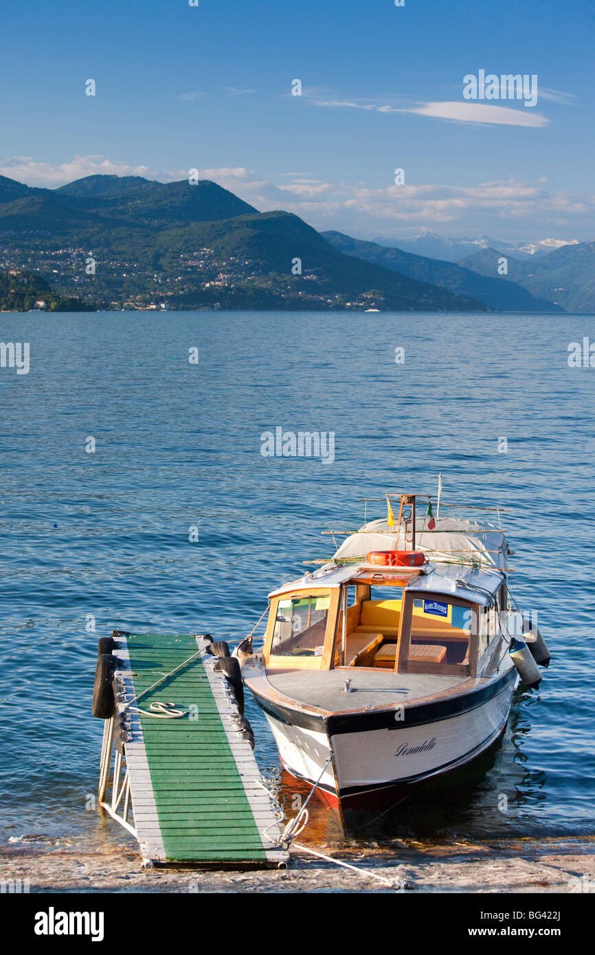L'Italia, Piemonte, Lago Maggiore, Stresa, Lago di taxi Foto Stock