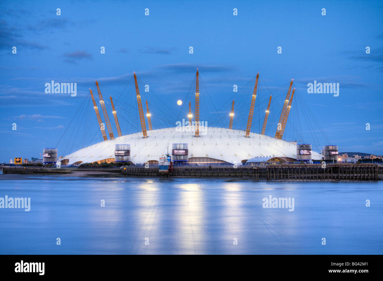 Millennium Dome (O2 Arena), Londra, Inghilterra Foto Stock