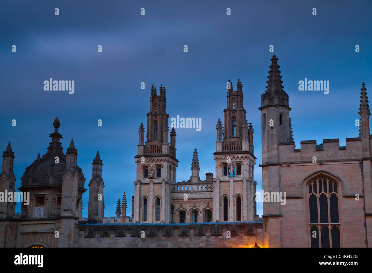 Inghilterra, Oxfordshire, Oxford, tutte le anime College Foto Stock