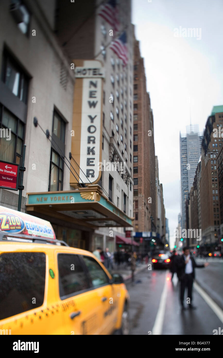 New Yorker Hotel, Manhattan, New York City, Stati Uniti d'America Foto Stock