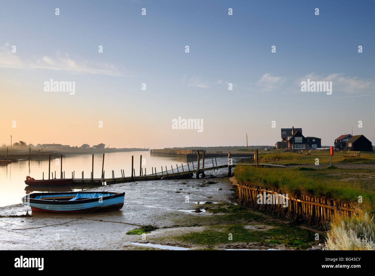 Estuario Dawn Foto Stock