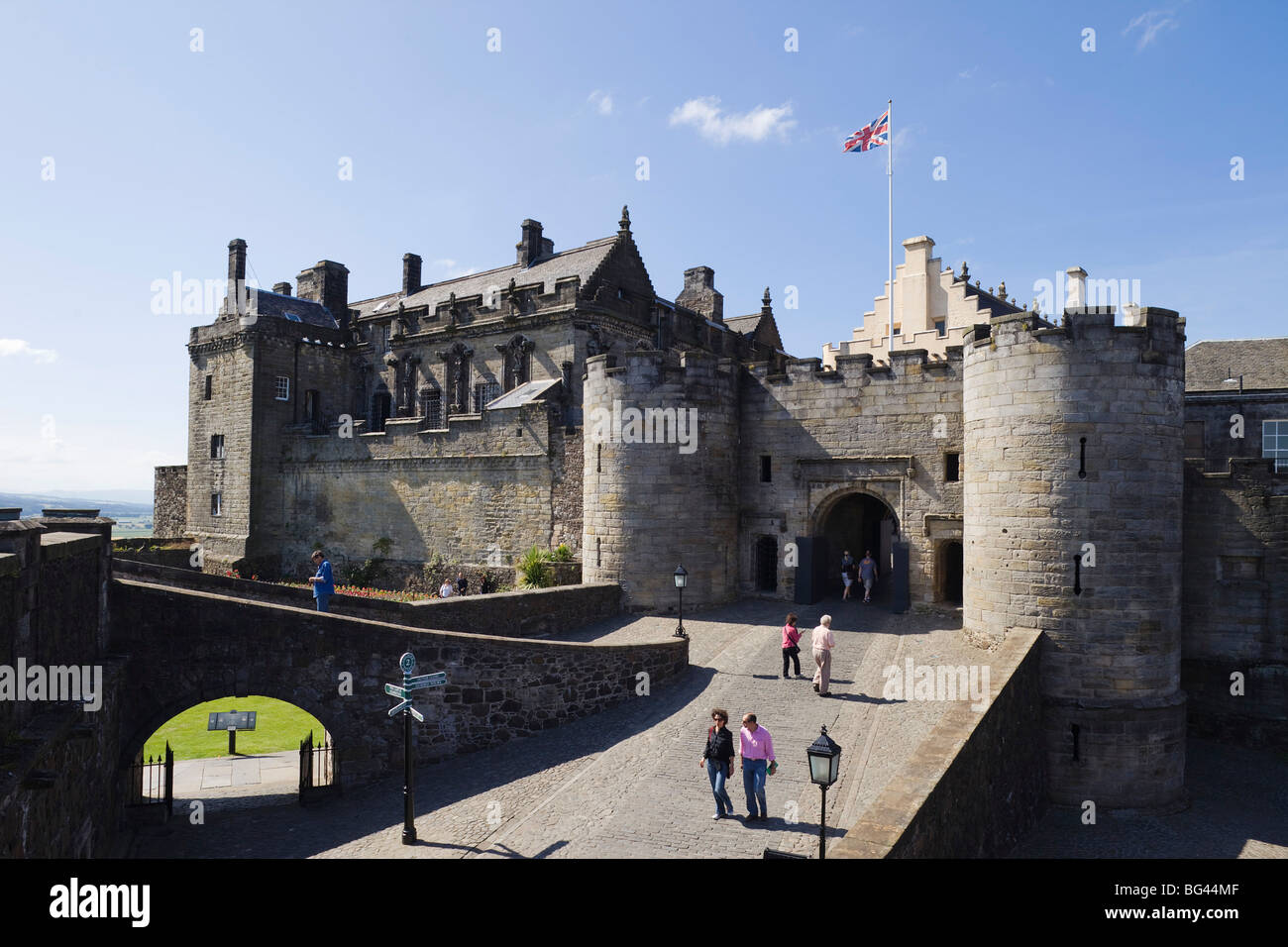 La Scozia, regione centrale, Stirling, il Castello di Stirling Foto Stock