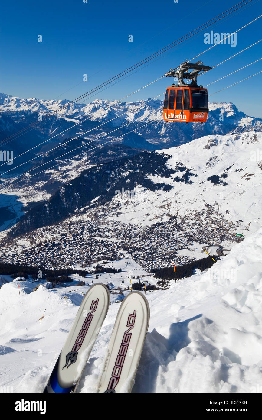 Verbier, Vallese, quattro valli regione, Svizzera Foto Stock