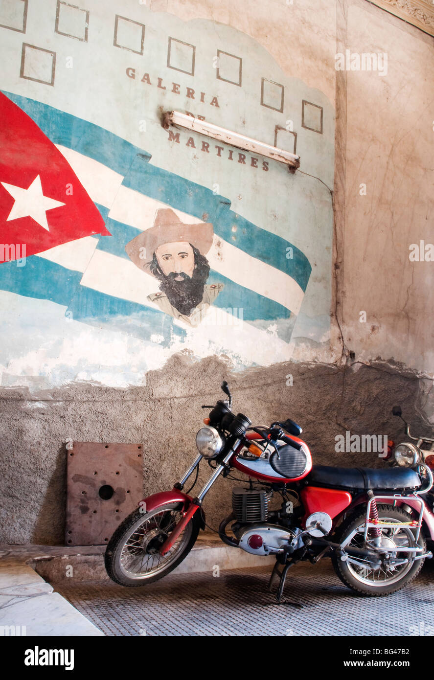 Ingresso di La Guarida ristorante, Havana, Cuba, Caraibi Foto Stock