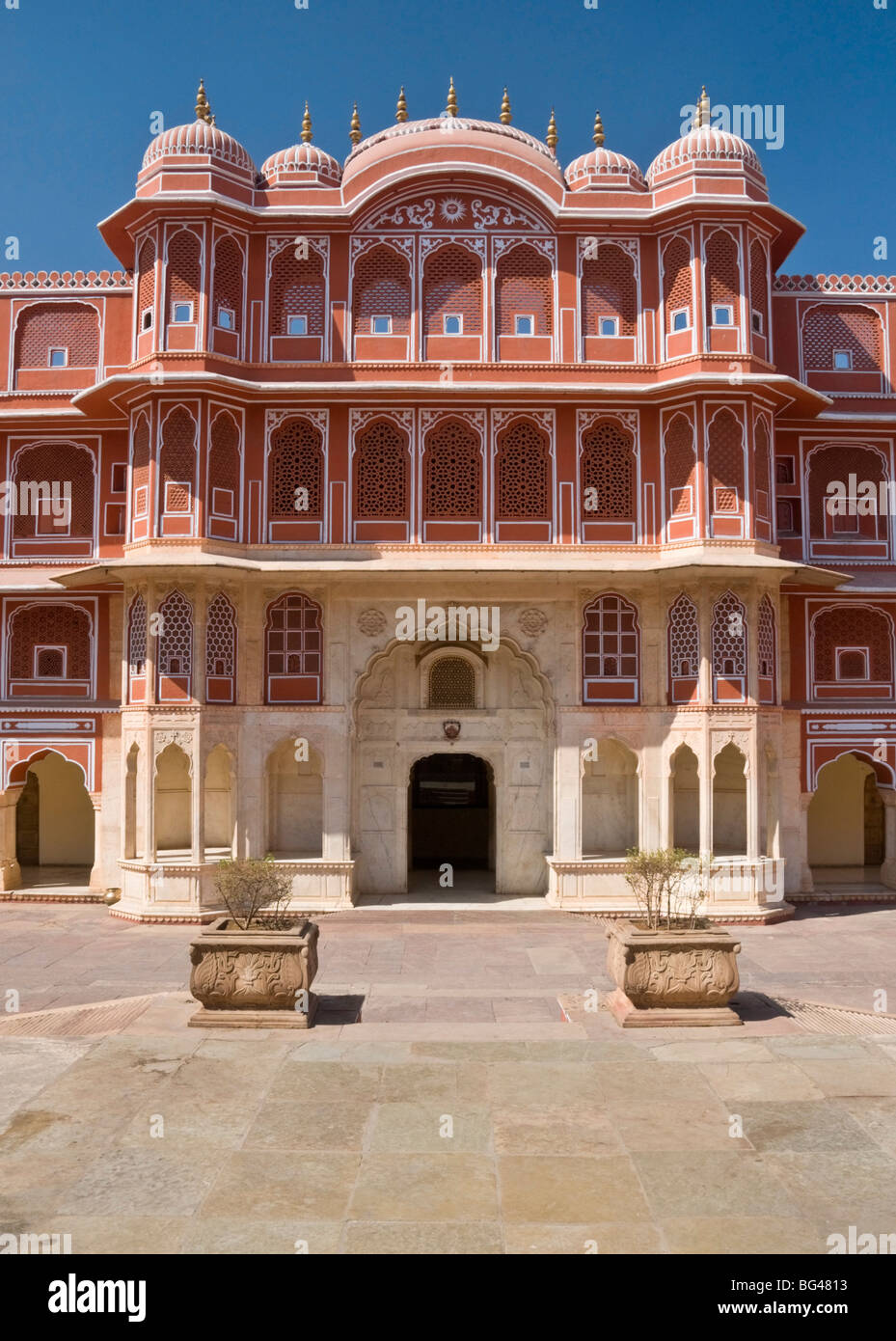 Palazzo di Città, Jaipur, Rajasthan, India, Asia Foto Stock